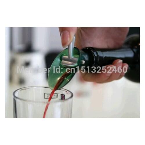 Red Wine Aerator Plug Cap Bottle Pour Pourer Shutoff Silicone Seal Stopper PourerSilicone Seal Stopper ZW27