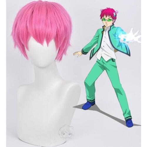 Anime Saiki Kusuo No Sai-nan The Disastrous Life of PSI Saiki K.Cosplay Prop Hair Wigs + Hairpin Cosplay costume Accessories