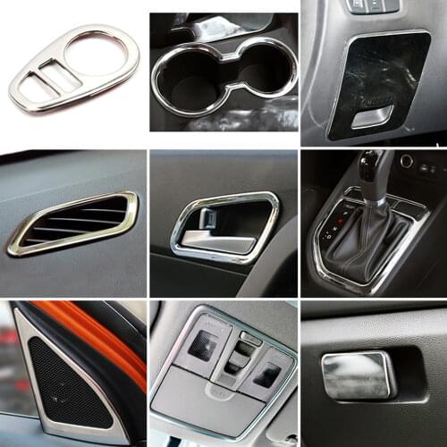 For Hyundai Creta IX25 2016-2018 Window Pillar Lift Mirror Headlight Switch Reading Light Gear Shift Panel Water Cup Holder Trim