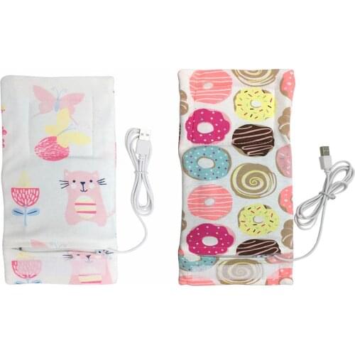 2020 NEW USB Charging Baby Bottle Warmer Portable Outdoor Infant Milk Feeding Bottle Heated Cover Baby Nursing Insulated Bag