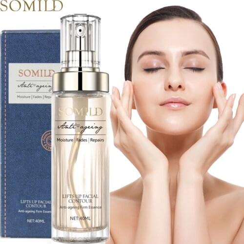 SOMILD Luxury Korean Cosmetics Snowy White Face Serum Whitening Women Firming Emulsion Plant Essence Skin Care Wrinkle Cream
