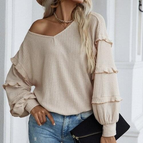 Shirts Women Summer Fashion Solid Simply Tees Petal Sleeve Elegant Office Casual Loose Female O-Neck Female Mujer De Moda Blusas