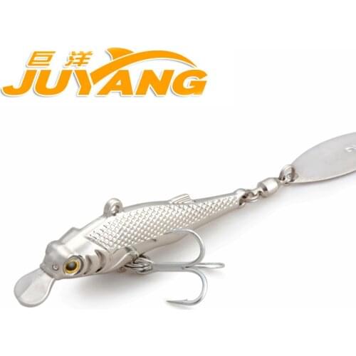 JUYANG Fishing Bait spoon metal Vib lure 15g 20g Fish Sea Bass Fishing Lure Artificial Bait Tackle