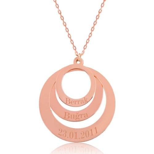 Silverlina Silver Love Circle Is Lady Necklace