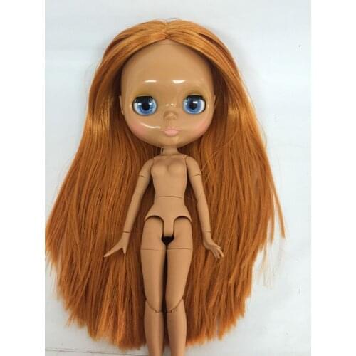 Joint body Nude blyth Doll black skin Factory doll Fashion doll Suitable For DIY Change BJD Toy For Girls