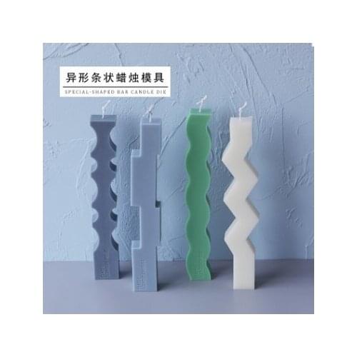 PRZY Mold Silicone Irregular Soap Candle Molds Chocolate European Christmas Candle Mold Handmade Cake Tools Clay Resin Moulds