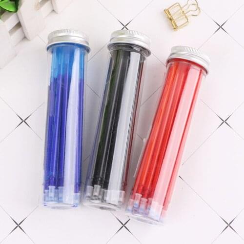 20Pcs/Set Erasable Gel Pen Refill Rod Magic Blue Black Red Ink Writing Tool Stationery School Office Supplies