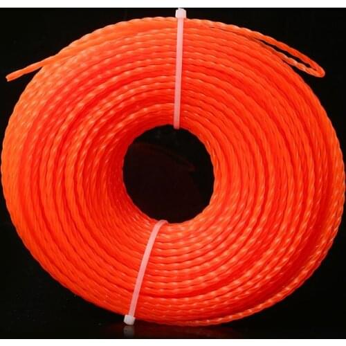 3.0mm Diameter Grass Trimmer Line Brush Cutter Power Nylon Twist Rope Cut weed