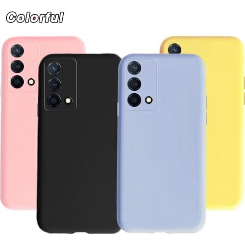 For OPPO K9 Case OPPO K9 5G Cover New Silicone Bumper For Realme Q3 Pro Candy Color Phone Case For OPPOK9 2021 PEXM00 6.43" Etui