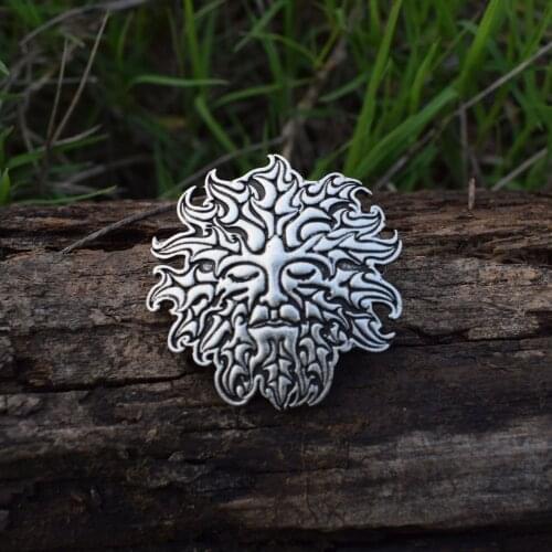 Green men pendant brooches 10pcs/lot