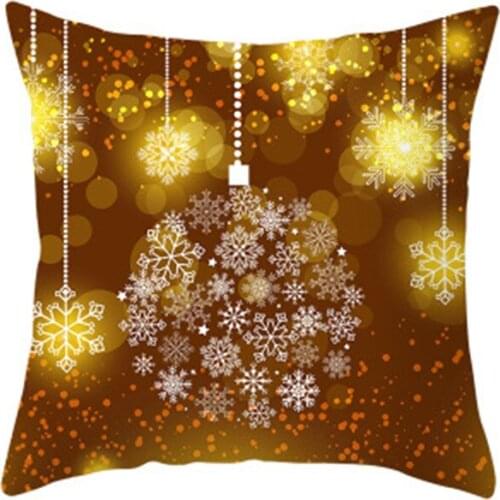 44x44cm Christmas Pillow Case Home Decoration Cushion Cover Christmas Decorative Pillows Cover Sofa Living Room Pillowcase 5z
