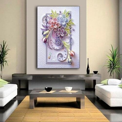 New diamond embroidery flower tree special shape diamond painting three-dimensional flower needlework 5d diamond DIY handmade