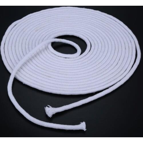 1Pc 10M/32.81ft Braided Cotton Core Candle Making Wick for Kerosene Burner Stove Lighting Alcohol Lamps Oil Lamp DIY Accessory