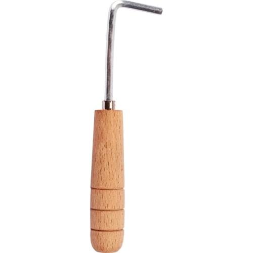 Guitar 4mm Rod Hex Box Wrench Neck Adjustment Tool with Wooden Handle