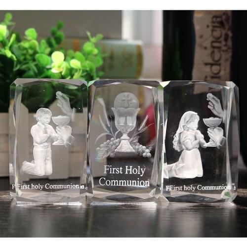 Crystal Decoration Toy For Catholic/Christian First Holy Communion Favor/Souvenir For Girls/Boys First Communion Gift/Present