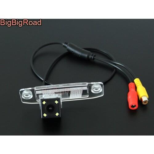 BigBigRoad For KIA Opirus / Amanti / Sportage R 2 / SL / Borrego / Mohave Car Rear View Reverse Backup Parking Camera