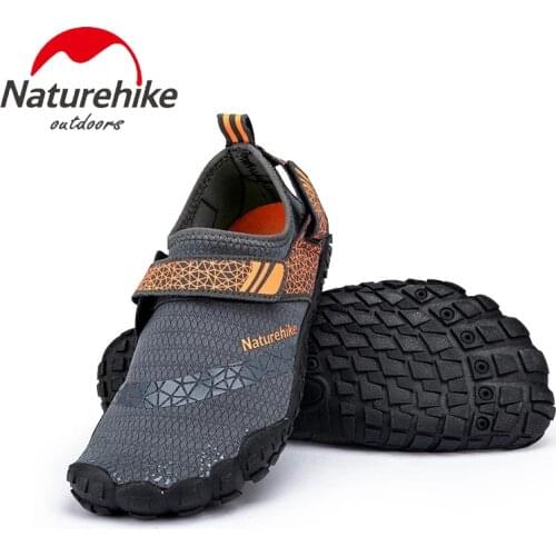 Naturehike Outdoor Sports Fishing Beach Swimming Wading Shoes Quick Dry Rubber Sole Wading Shoes Non-Slip Men Women Soft Shoes