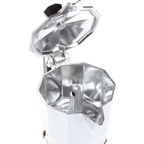 Moka Coffee Pot Espresso Maker Aluminum Stovetop Durable For Home Office Kitchen STTA889