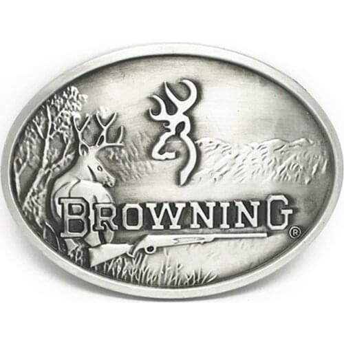 The cowboys of the west belt buckle BROWNZNG wild sheep GuXi wear-resisting zinc alloy is suitable for 4.0 belt
