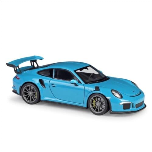 Welly1: 24 GT3 RS simulation alloy car model collection ornaments childrens toys Christmas New Year gift