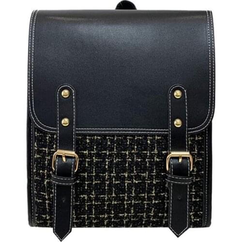 Fashion Women Backpack Leather School Bags for Teenage Girls Female pu Shoulder Bag Travel Designer Backpacks Women High Quality