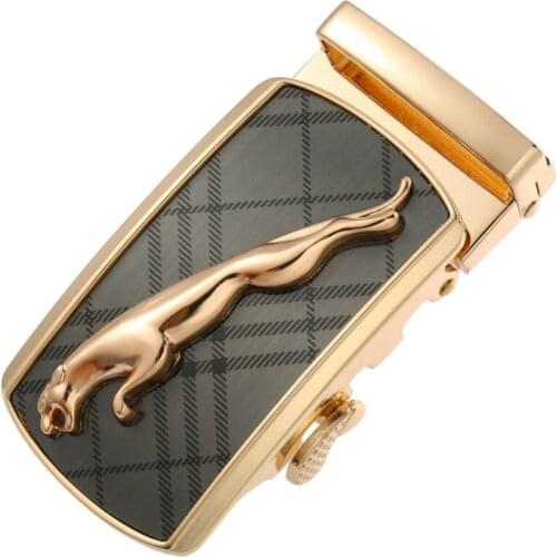 Mens Business Alloy Automatic Buckle Unique Men Plaque Belt Buckles for 3.5cm Ratchet Men Belts Apparel Accessories LY125-0183