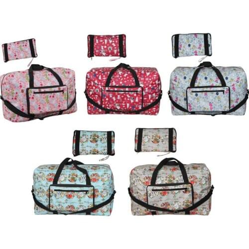 New Fashion Cartoon Woman Big Waterproof Nylon Fold Travel Bags Kids Messenger Bag For Children