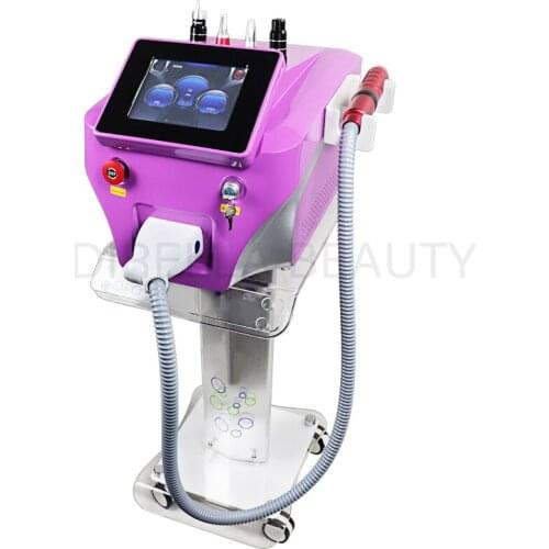 Portable Nd Yag Laser 532nm 755nm 1064nm 1320nm With Carbon Peeling Skin Whitening Picosecond Tattoo Removal Machine