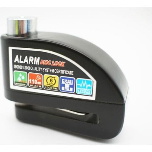 Motorcycle DC 12V Alarm Lock Scooter Motor Alarma System Motorbike Anti-theft Locks Universal Moto 110dB Disc Lock with Keys