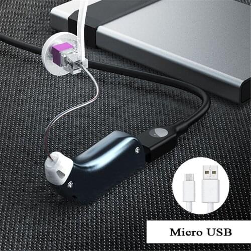 Rechargeable 20 channel Hearing Aid Audifonos Mini Sound Amplifier Ear Aids for Elderly Moderate to Severe Loss Drop Shipping