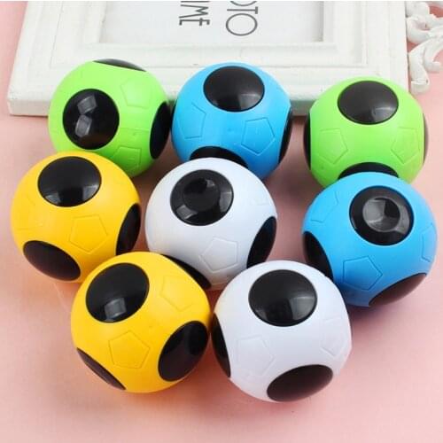 T5EC Finger Spinner Fidget Ball Educational Hand Exercise Rotary Toy Interactive Toy Novelty Gift for Adults Stress Release