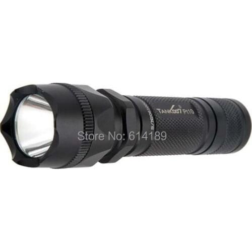 TANK007 PT10 CREE Q5 250LM 5-Mode LED Memory Flashlight Torch (1x18650)