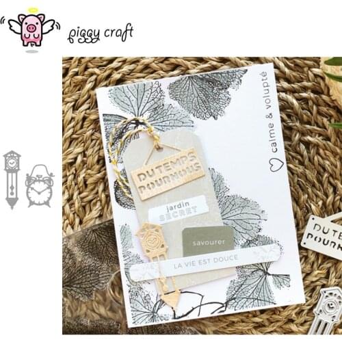 Piggy Craft metal cutting dies cut die mold Clock pendulum clock Scrapbook paper craft knife mould blade punch stencils dies