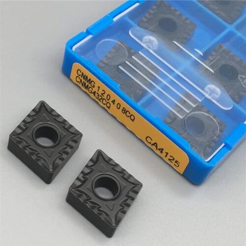 10pcs CNMG120408 CQ CA4125 Kyocera high quality Processing Steel Lathe Tools CNMG 120408 Carbide Inserts CNC cutter
