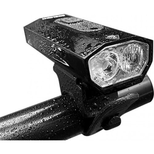 Bicycle Light Double T6 Bright Bike LED Flashlight USB Rechargeable Bicycle Accessories Mountain Road Cycling Bike Front Lamp