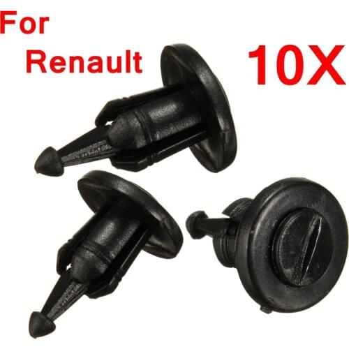 20Pcs 10Pcs Car Bumper Fastener Trim Clip Rivets For Renault Clio Laguna Megane Espace 7703072360
