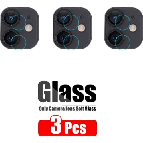 3 Pcs Camera Protective Glass For iPhone X XS Max 11 12 Pro Max Back Len Protective Film On For iPhone XR 6 6S 7 8 Plus SE 2020