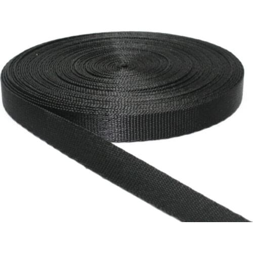 10 Meters / Lot 2.5CM Nylon Heavy Webbing Strap Packing Belt Strap Thick Knapsack Belt