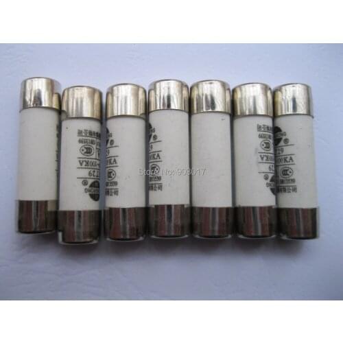 200 Pcs 380V 25A 8.5mm x 31.5mm Ceramic Fuse Powder Filled Cartridge Cylindrical