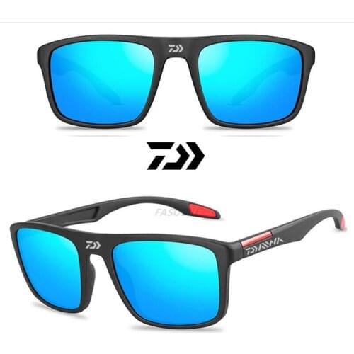 2021 Daiwa Fishing UV Protection Glasses Mens Outdoor Sports Polarized Colorful Riding Mirror Fishing Glasses UV400