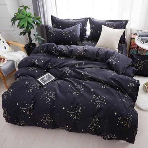 59 Home Textile Galaxy Star Bed Constellation Duvet Cover Bedding Set Twin Full Queen King Size 3/4Pcs Pillowcases Bed Sheet