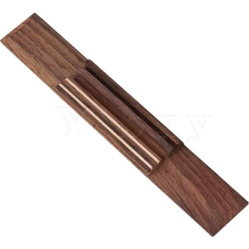 Yibuy New 6 String Rose Wood Bridge for Acoustic Classical Guitar