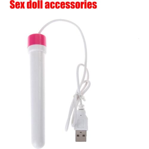 Sex Dolls Accessories USB Charging Heating Rods Heater for Men Women Masturbators USB Hole Aircraft Cup Fake Pussy Warmer Stick