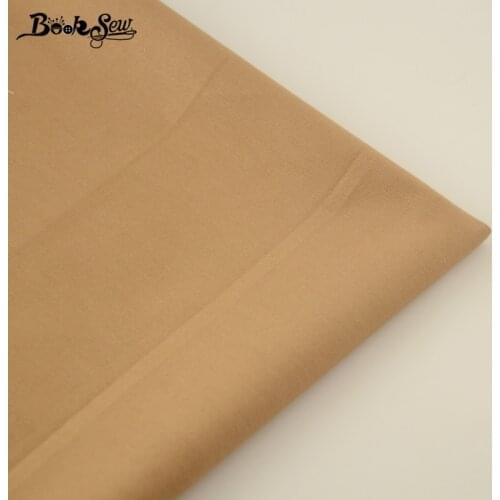 New Arrival Classic Coffee Color 100% Cotton Twill Fabric Home Textile Material Bed Sheet DIY Patchwork Tecido Quilting Sewing