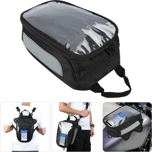 New Waterproof Motor Saddle Bag Magnetic Single Shoulder Bag Oxford Cloth Motorcycle Backpack Touch Screen Motorcycle bag