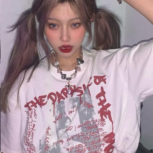 2021 New Summer Women T-shirts High Quality 100% Cotton High Street Round Neck Ladie Tops Loose Plus Size Men T-shirts Unisex