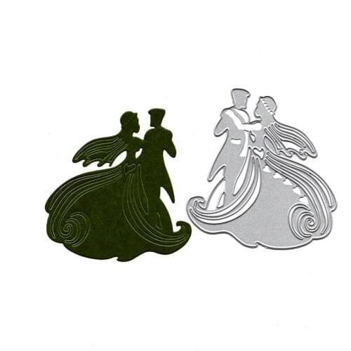 Dancer Slimline Dies Scrapbooking Embossing Folders for Card Making Handmade Craft DIY Clear Stamps Metal Cutting Dies