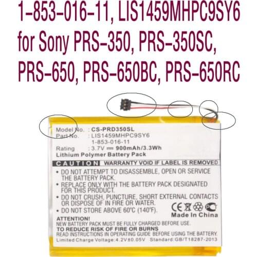 Built-in High quality Li-ion Battery 1-853-016-11, LIS1459MHPC9SY6 for Sony PRS-350, PRS-350SC, PRS-650, PRS-650BC, PRS-650RC