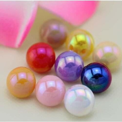 10MM High Quality Fashion Five-color Acrylic Crystal Button Childrens Shirt Candy-colored Mushroom Small Button Decorative