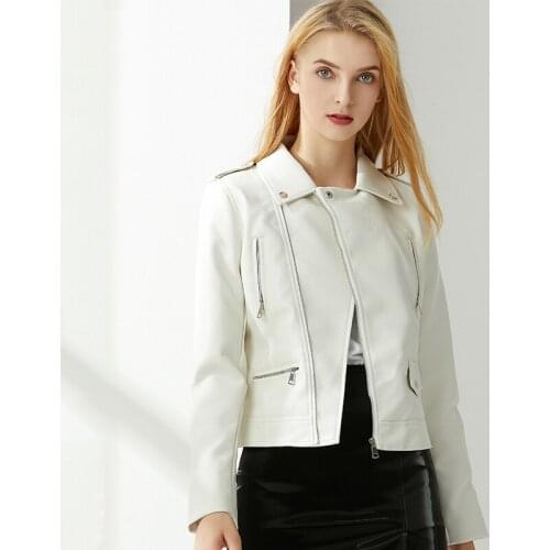 YIZZHOY Women's White Jackets